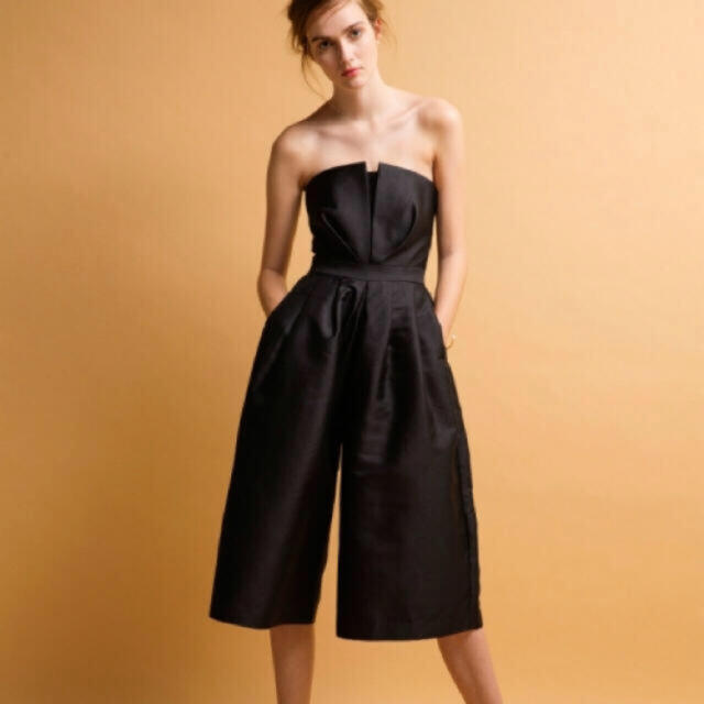 LagunaMoon(ラグナムーン)のラグナムーン ガウチョドレス ブラックS レディースのフォーマル/ドレス(ミディアムドレス)の商品写真