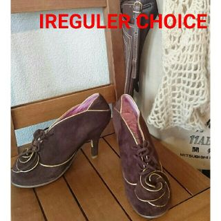 IREGULER CHOICE フラワー スウェード ブーティ(ブーティ)