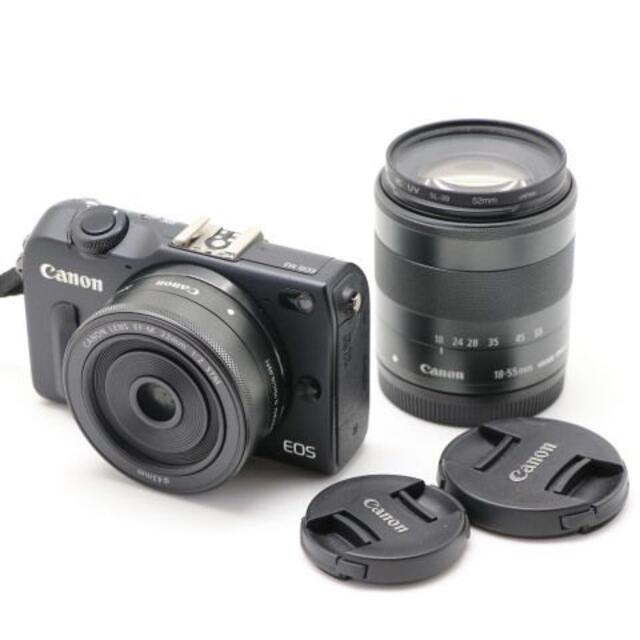 Canon EOS M2　ダブルレンズキットスマホ/家電/カメラ