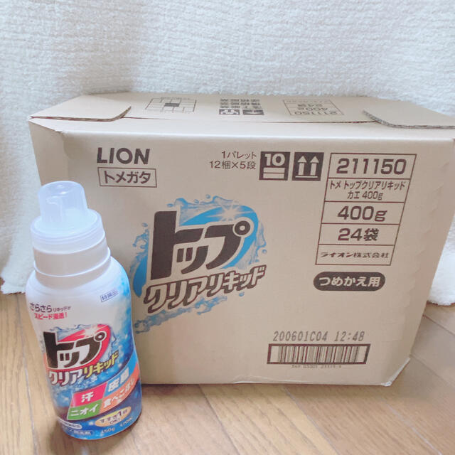 Lion トップクリアリキッド400g詰め替え24袋洗濯洗剤の通販 By ちゃーりー S Shop ライオンならラクマ Lion トップクリアリキッド400g詰め替え24袋洗濯洗剤の通販 By ちゃーりー S Shop ライオンならラクマ