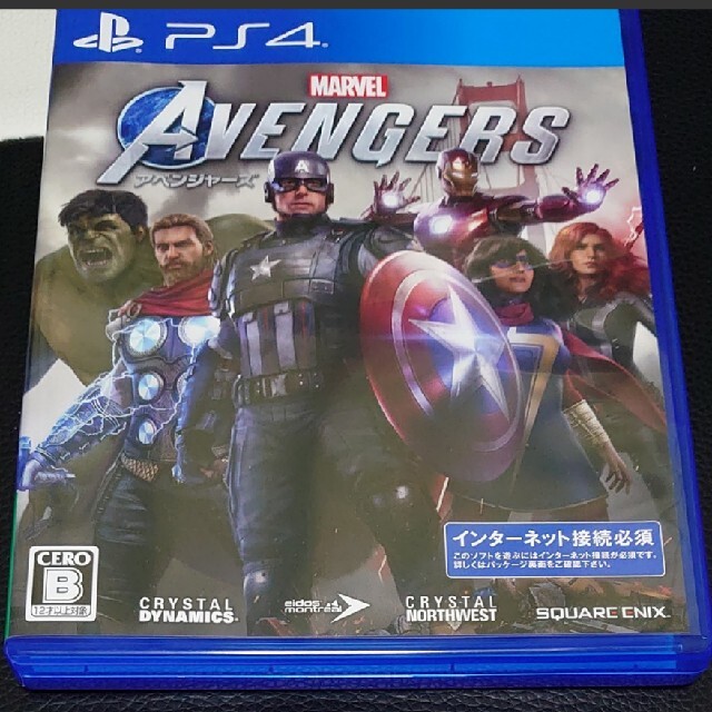 PlayStation4(プレイステーション4)のアベンジャーズ エンタメ/ホビーのゲームソフト/ゲーム機本体(家庭用ゲームソフト)の商品写真