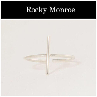 【Rocky Monroeロッキーモンロー/ストレートロッドシルバーリング】(リング(指輪))