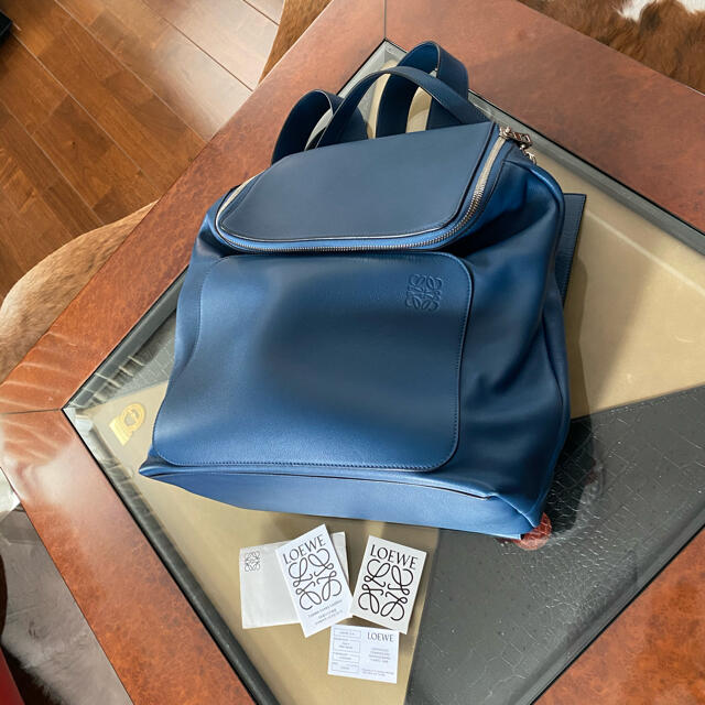 LOEWE ロエベ GOYA ゴヤ バックパック 牛革 INDIGO