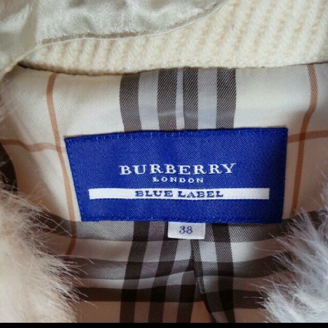 BURBERRY BLUE LABEL(バーバリーブルーレーベル)の☆バーバリーブルーレーベル ダッフルコート レディースのジャケット/アウター(ダッフルコート)の商品写真