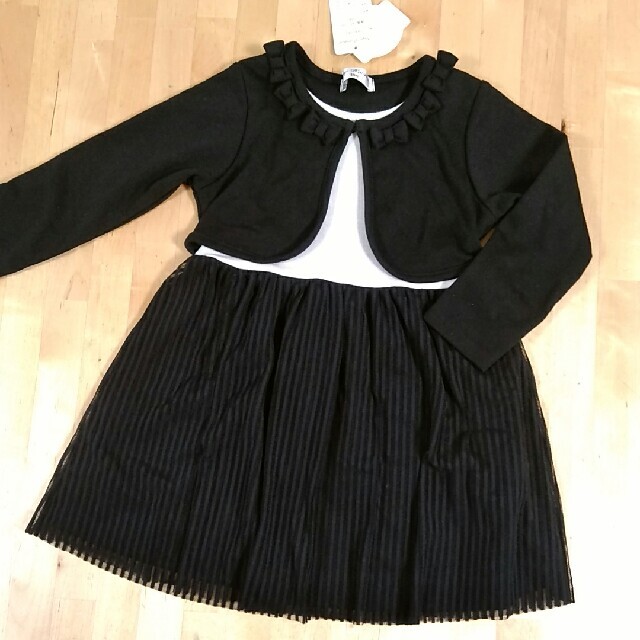 フォーマル ワンピース　100 オーガニックコットン キッズ/ベビー/マタニティのキッズ服女の子用(90cm~)(ワンピース)の商品写真