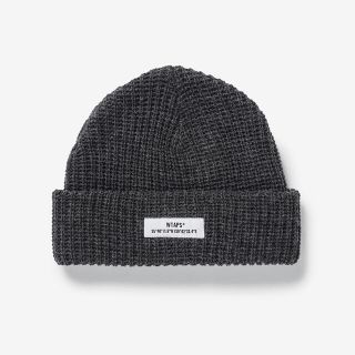 ダブルタップス(W)taps)の未開封 BEANIE WOAC WTAPS ビーニー タップス チャコール(ニット帽/ビーニー)