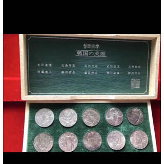 【純銀】戦国の英雄 シルバーコイン 10枚セット（希少） (貨幣)
