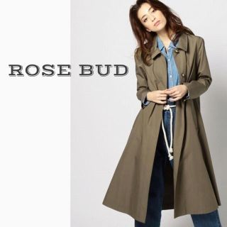 ローズバッド(ROSE BUD)のROSE BUD ローズバッド ステンカラーコート カーキ(ロングコート)