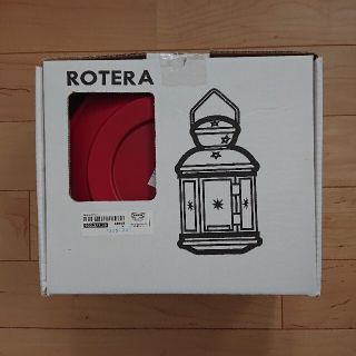 イケア(IKEA)のIKEA ROTERA RED イケア ランタン 赤 大きいサイズ(その他)