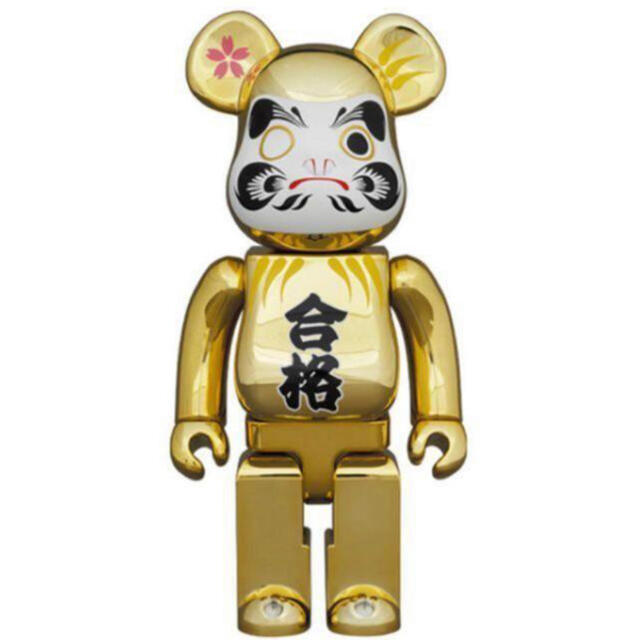 MEDICOM TOY(メディコムトイ)のBE@RBRICK 達磨 合格 金メッキ 400% 　ベアブリック エンタメ/ホビーのフィギュア(その他)の商品写真