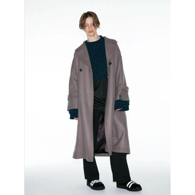 SHAREEF(シャリーフ)のSHAREEF CASHMERE MELTON LONG COAT メンズのジャケット/アウター(チェスターコート)の商品写真