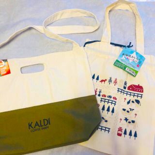 カルディ(KALDI)のカルディ  KALDI コーヒーバッグ　北海道ギュッとバッグ巾着(トートバッグ)