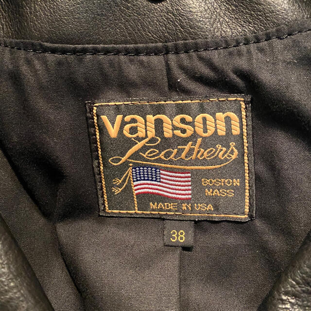 VANSON(バンソン)のバンソン×フリークスストア　ダブルライダースジャケット メンズのジャケット/アウター(ライダースジャケット)の商品写真