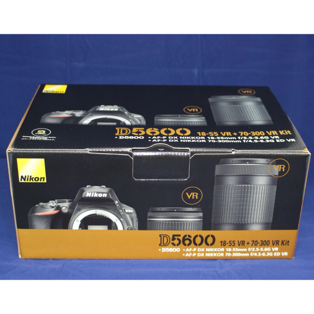 Nikon ニコン Nikon D5600 ダブルズームキット D5600WZBKの通販 by u's shop｜ニコンならラクマ