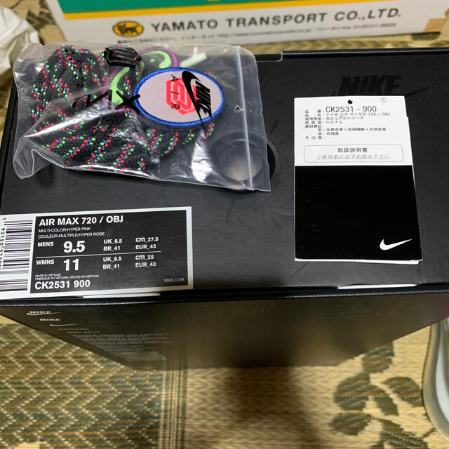 NIKE(ナイキ)のNIKE AIR MAX 720 OBJ メンズの靴/シューズ(スニーカー)の商品写真