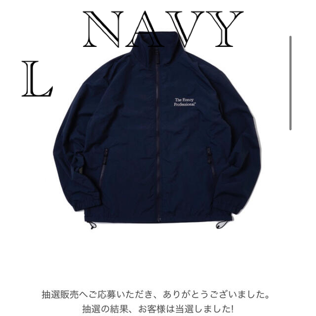 The Ennoy Professional NYLON JACKET ネイビーの通販 by 佐｜ラクマ