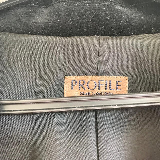 PROFILE(プロフィール)のプロフィールコーディロイブラックジャケット レディースのジャケット/アウター(テーラードジャケット)の商品写真
