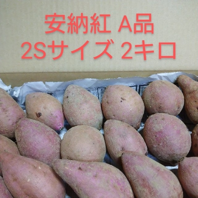 種子島安納紅 2Sサイズ 2キロ 食品/飲料/酒の食品(野菜)の商品写真
