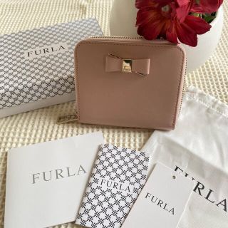 フルラ(Furla)のFURLA GLENDA 二つ折り財布 リボン付き(財布)