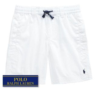 ラルフローレン(Ralph Lauren)の☆新品☆100 ラルフローレン ツイルショートパンツ ホワイト 9555(パンツ/スパッツ)