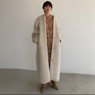 CLANE MIX COLOR SHAGGY COAT サイズ1 アイボリーの通販 by