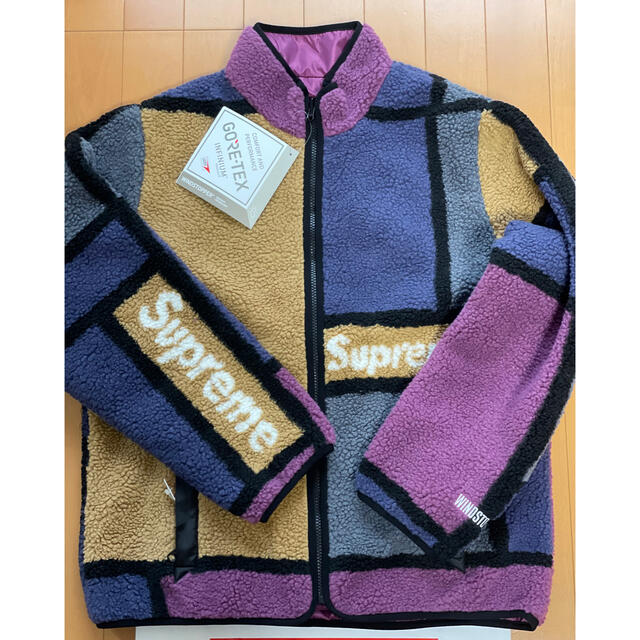 本日限定Supreme Colorblocked Fleece Jacket M