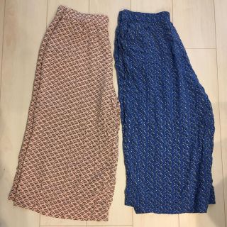 ユニクロ(UNIQLO)のGU リラコ風　ルームウェア　２着セット(ルームウェア)