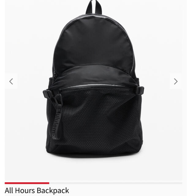 lululemon(ルルレモン)のルルレモン　バックパック　リュック　All hours backpack レディースのバッグ(リュック/バックパック)の商品写真