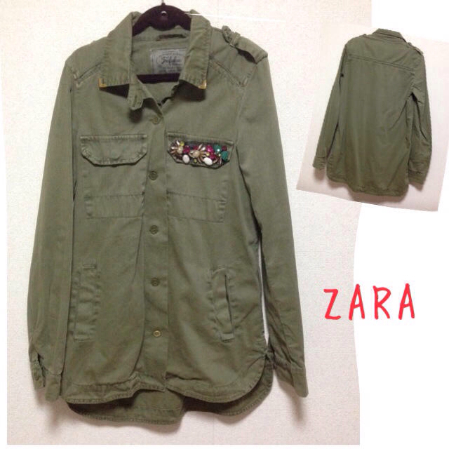 ZARA(ザラ)のZARA♡ミリタリージャケット レディースのジャケット/アウター(ミリタリージャケット)の商品写真