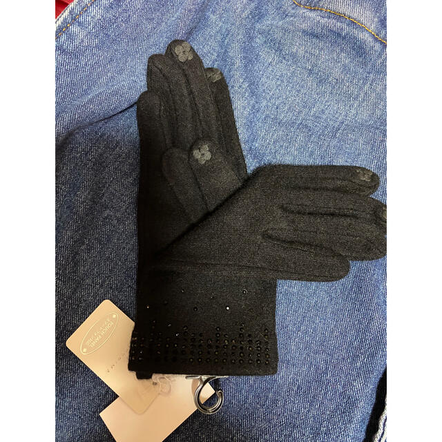 ANTEPRIMA(アンテプリマ)のアンテプリマ　新品手袋　スワロフスキー レディースのファッション小物(手袋)の商品写真