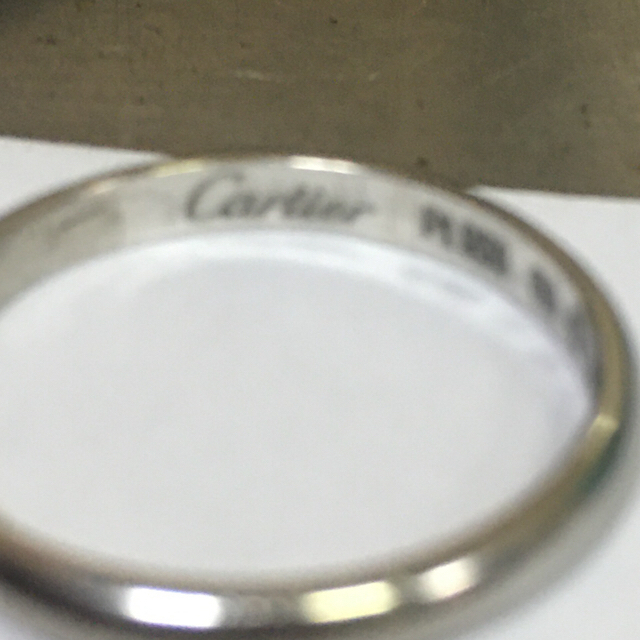 Cartier(カルティエ)のカルティエ　　プラチナリング　けんちゃんさん専用 レディースのアクセサリー(リング(指輪))の商品写真