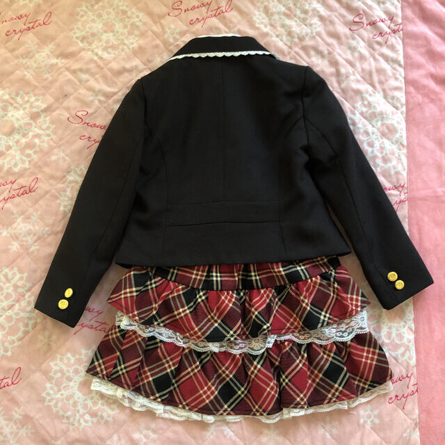 HIROMICHI NAKANO(ヒロミチナカノ)の美品　hiromichi nakano フォーマル スーツ　120 AEON キッズ/ベビー/マタニティのキッズ服女の子用(90cm~)(ドレス/フォーマル)の商品写真