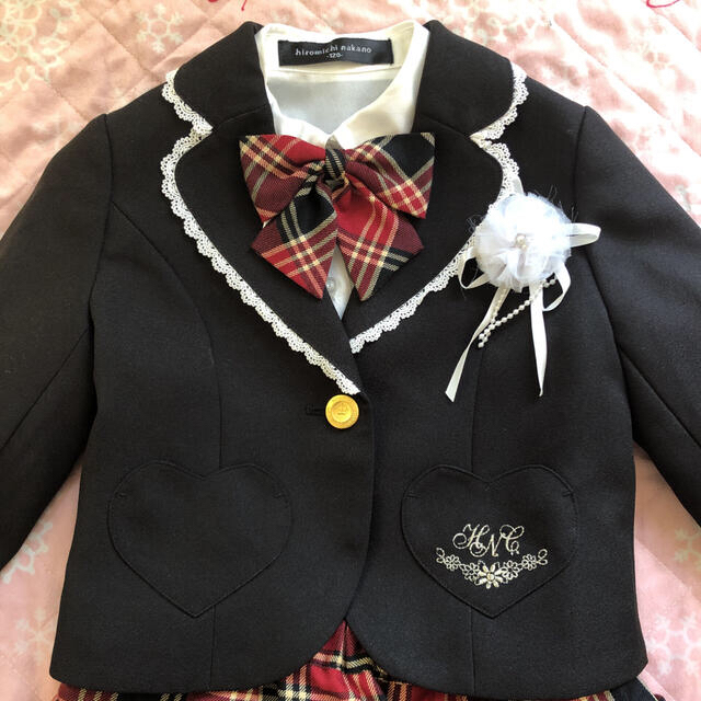 HIROMICHI NAKANO(ヒロミチナカノ)の美品　hiromichi nakano フォーマル スーツ　120 AEON キッズ/ベビー/マタニティのキッズ服女の子用(90cm~)(ドレス/フォーマル)の商品写真