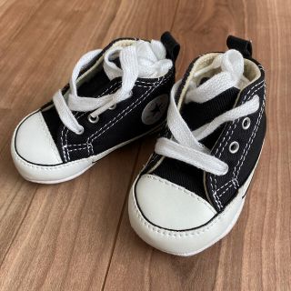 コンバース(CONVERSE)のコンバース ベビーシューズ 10.5cm ブラック ファーストシューズ(スニーカー)