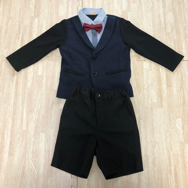 未使用！❤︎プティマイン❤︎フォーマル 用スーツ❤︎90キッズ服男の子用(90cm~)