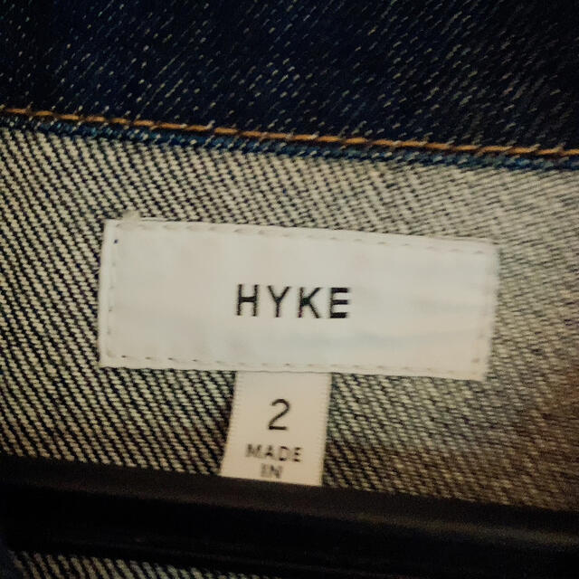 HYKE(ハイク)のHYKE オーバーサイズ　　デニムジャケット レディースのジャケット/アウター(Gジャン/デニムジャケット)の商品写真