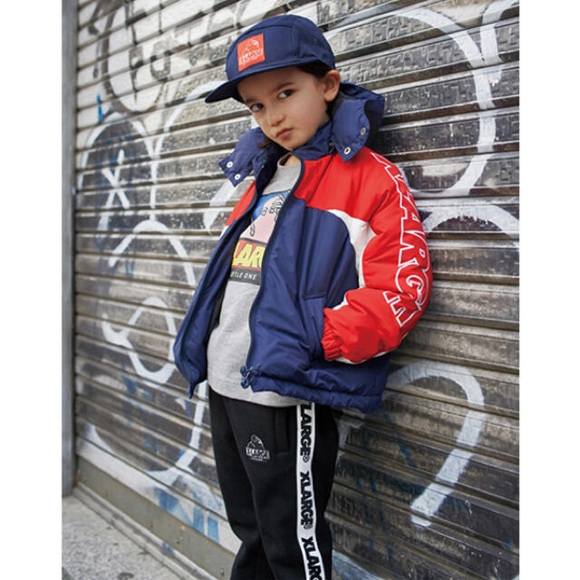 XLARGE KIDS OGバック袖ライン中綿ブルゾン ジャケット www