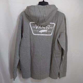 ヴァンズ(VANS)の【S】VANS バンズ/プルオーバーパーカー/FULL PATCHED/グレー(パーカー)