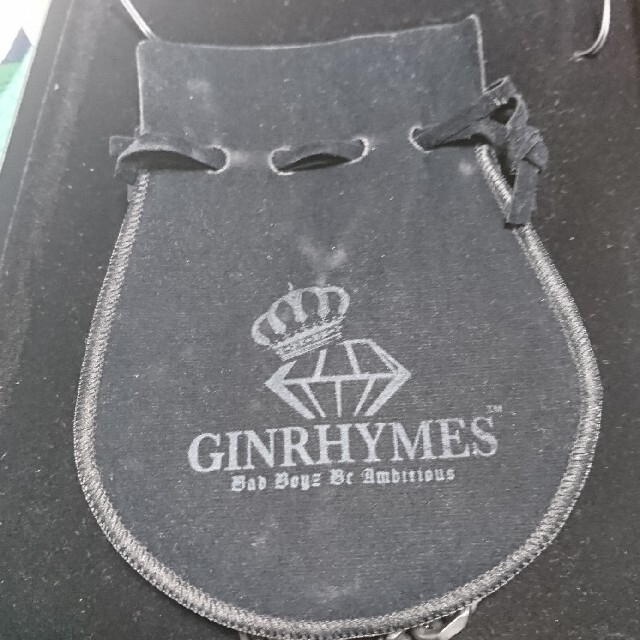 ウォレットチェーン　ginrhymes　ブラック ジンライムス　 メンズのファッション小物(ウォレットチェーン)の商品写真