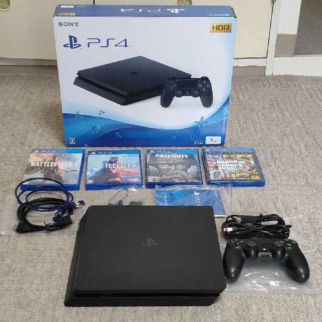 PS4 1TB ソフト付き SONY PS4 CUH-2200AB01 【2022秋冬新作】 www