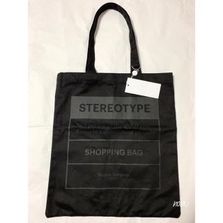 マルタンマルジェラ(Maison Martin Margiela)の新品【 メゾン マルジェラ 】Stereotype トートバッグ ブラック(トートバッグ)