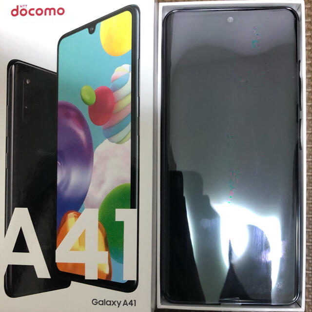 Galaxy A41 本体　ブラックスマートフォン/携帯電話