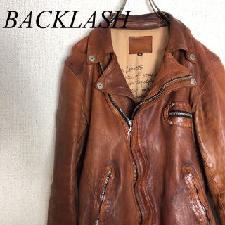 イサムカタヤマバックラッシュ(ISAMUKATAYAMA BACKLASH)のBACK LASH バックラッシュ ダブルライダース 1221-02(ライダースジャケット)