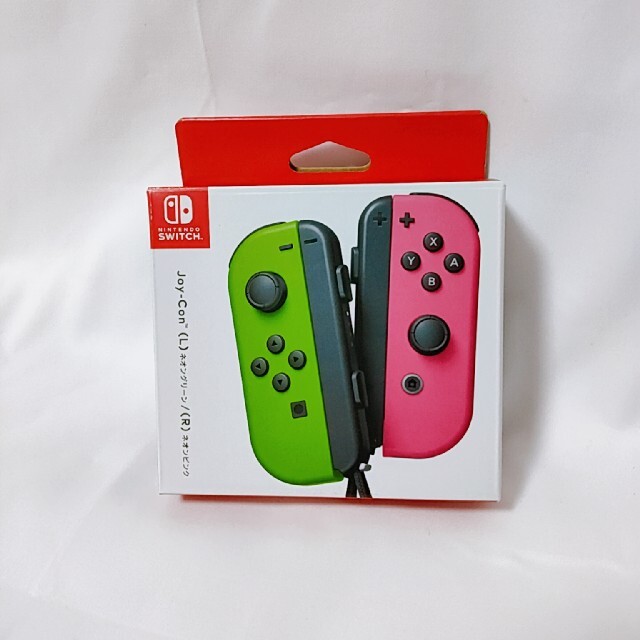 currysNintendo Switch ジョイコンネオングリーン/ネオンピンク 美品