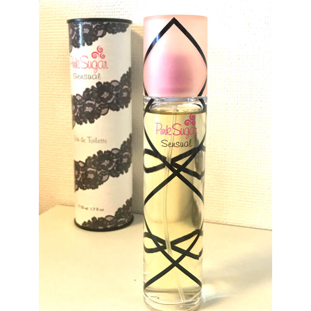 AQUOLINA(アクオリナ)の★残量多め★廃盤品★アクオリナ ピンクシュガーセンシュアル 50ml コスメ/美容の香水(香水(女性用))の商品写真