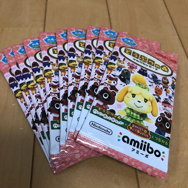 どうぶつの森 amiiboカード 第4弾 新品未開封 10パックセット