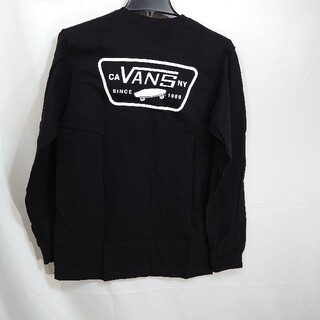 ヴァンズ(VANS)の【S】VANS バンズ/長袖Tシャツ/FULL PATCH BACK/黒(Tシャツ/カットソー(七分/長袖))