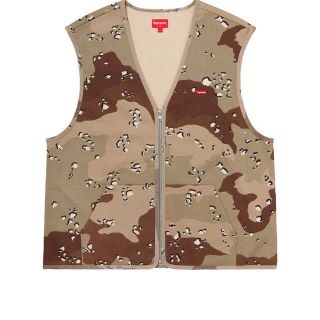 シュプリーム(Supreme)のSupreme Zip Up Sweat Vest Camo smallbox(スウェット)