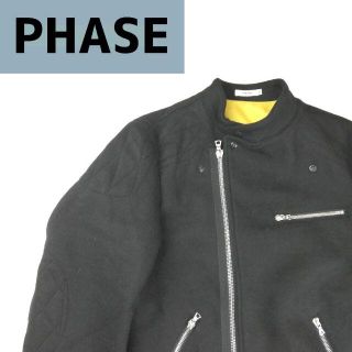 バーフェイズ(-PHASE)のーPHASE　バーフェイズ　ウールライダースジャケット(ライダースジャケット)