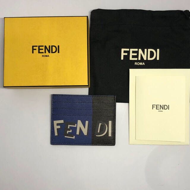 FENDI(フェンディ)の【新品未使用】FENDI フェンディ パスケース カードホルダー ブラック レディースのファッション小物(パスケース/IDカードホルダー)の商品写真